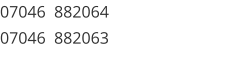 07046  882064 07046  882063